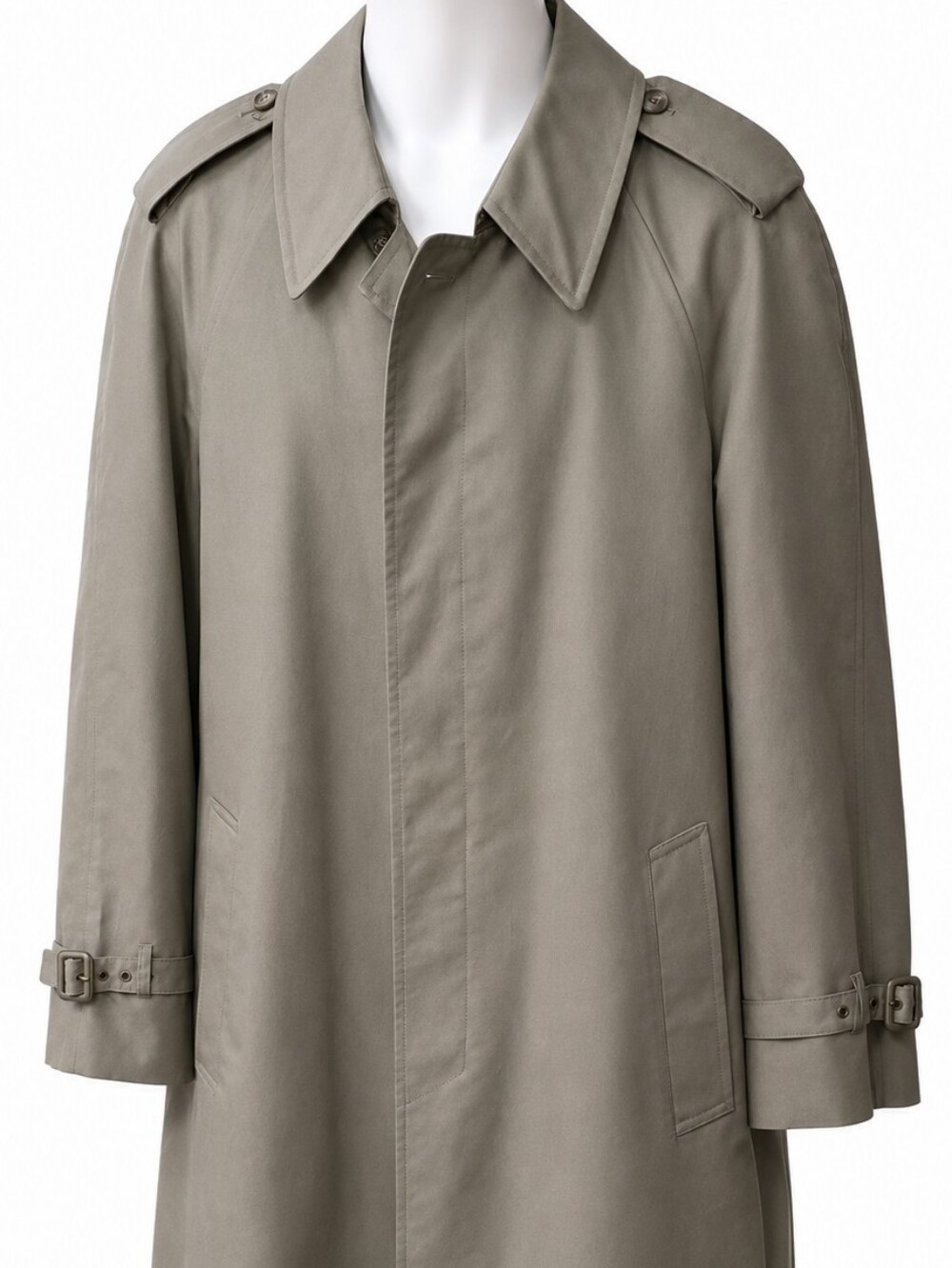 London Fog Men's Overcoat Size 42R -42 Long- Removable Liner-VINTAGE-NEW